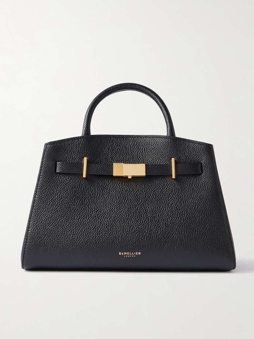 DeMellier The Hudson Small Textured-leather Tote
