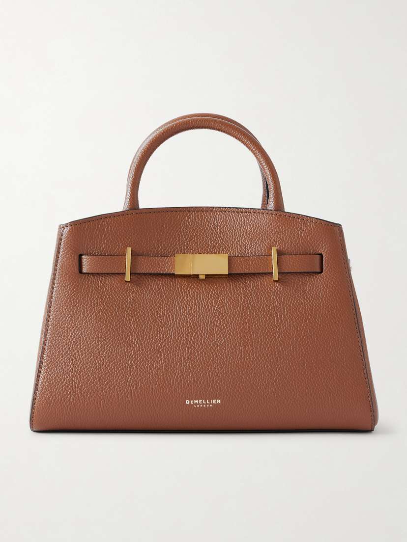 DeMellier The Hudson Small Textured-leather Tote