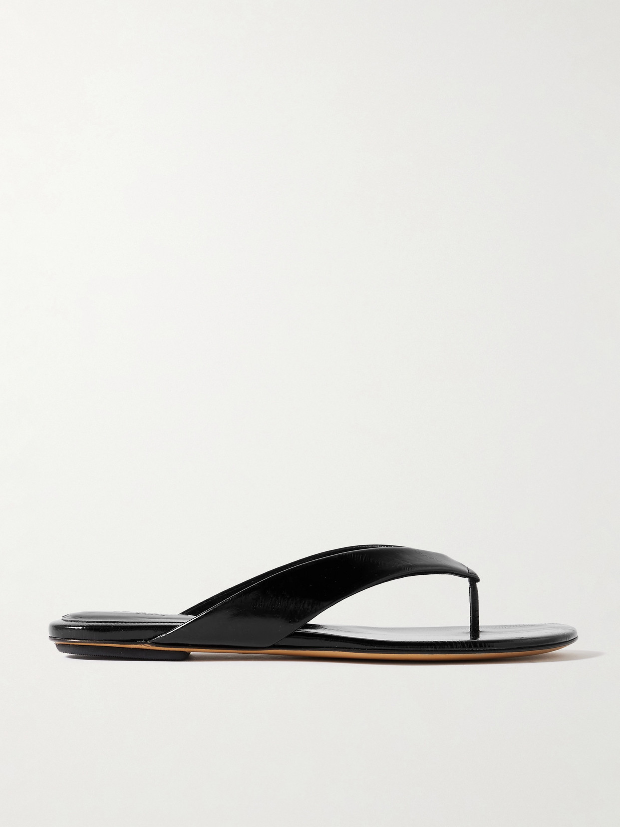 Le Monde Béryl - Eel-Effect Leather Sandals