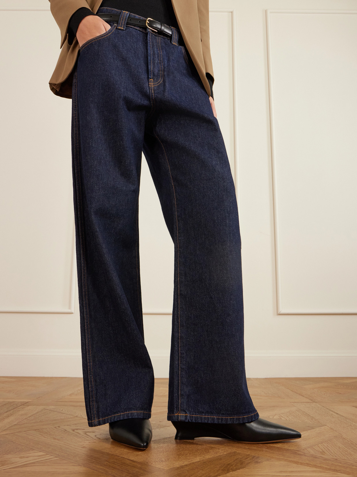 Le Monde Béryl - Camille 40 Leather Wedge Ankle Boots
