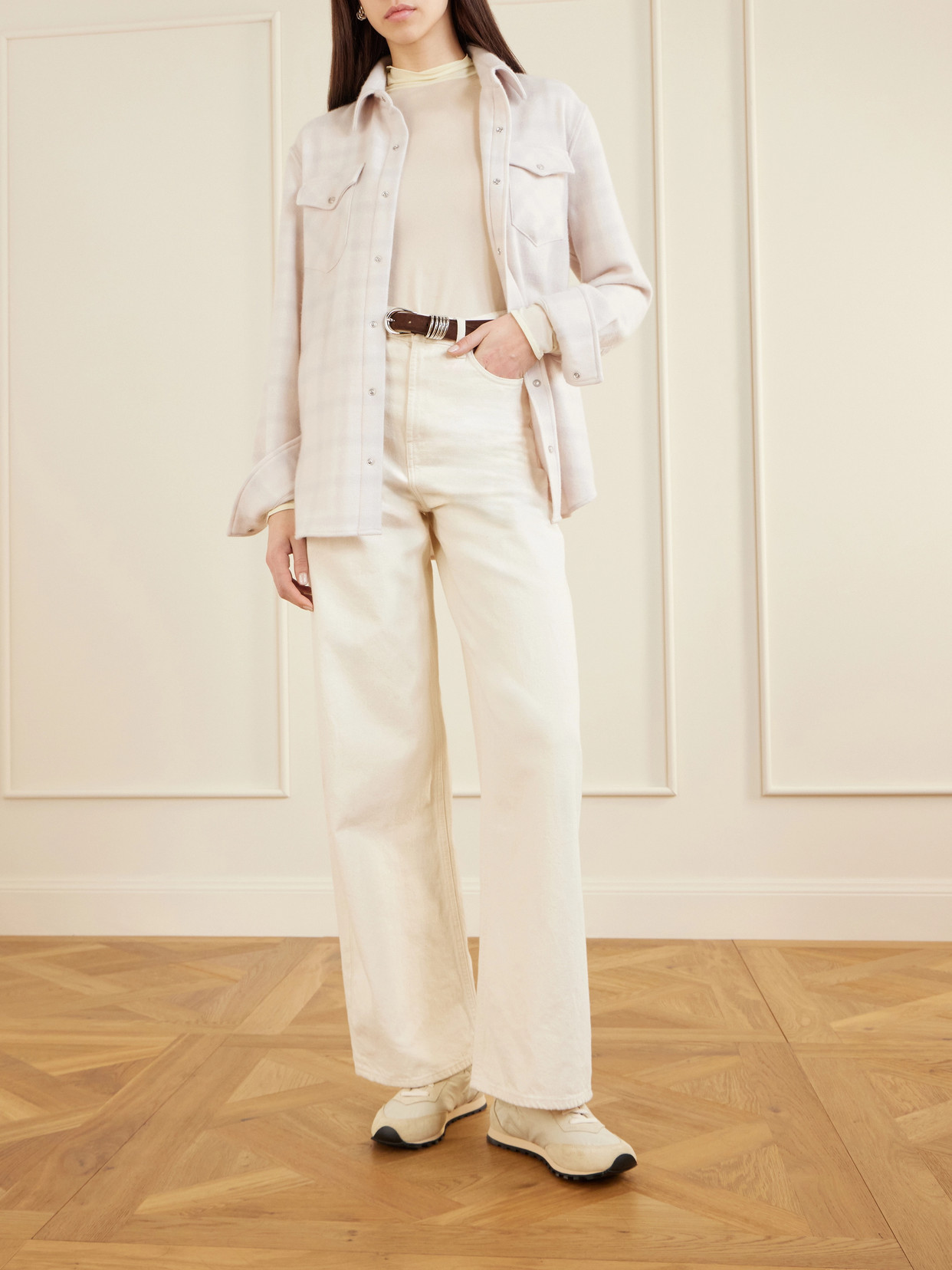 Le Monde Béryl - Slim Runner Suede And Sneakers