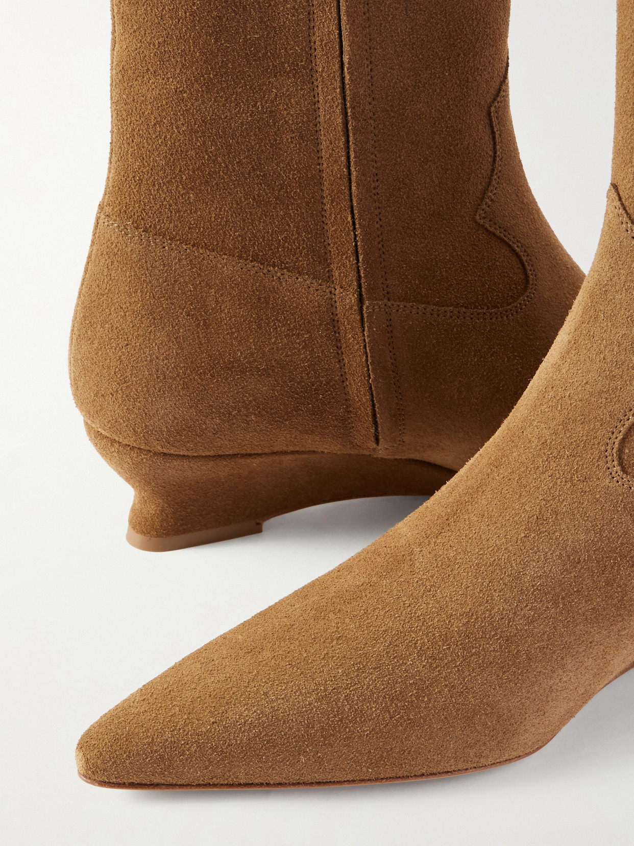 Le Monde Béryl - Camille 40 Suede Wedge Ankle Boots