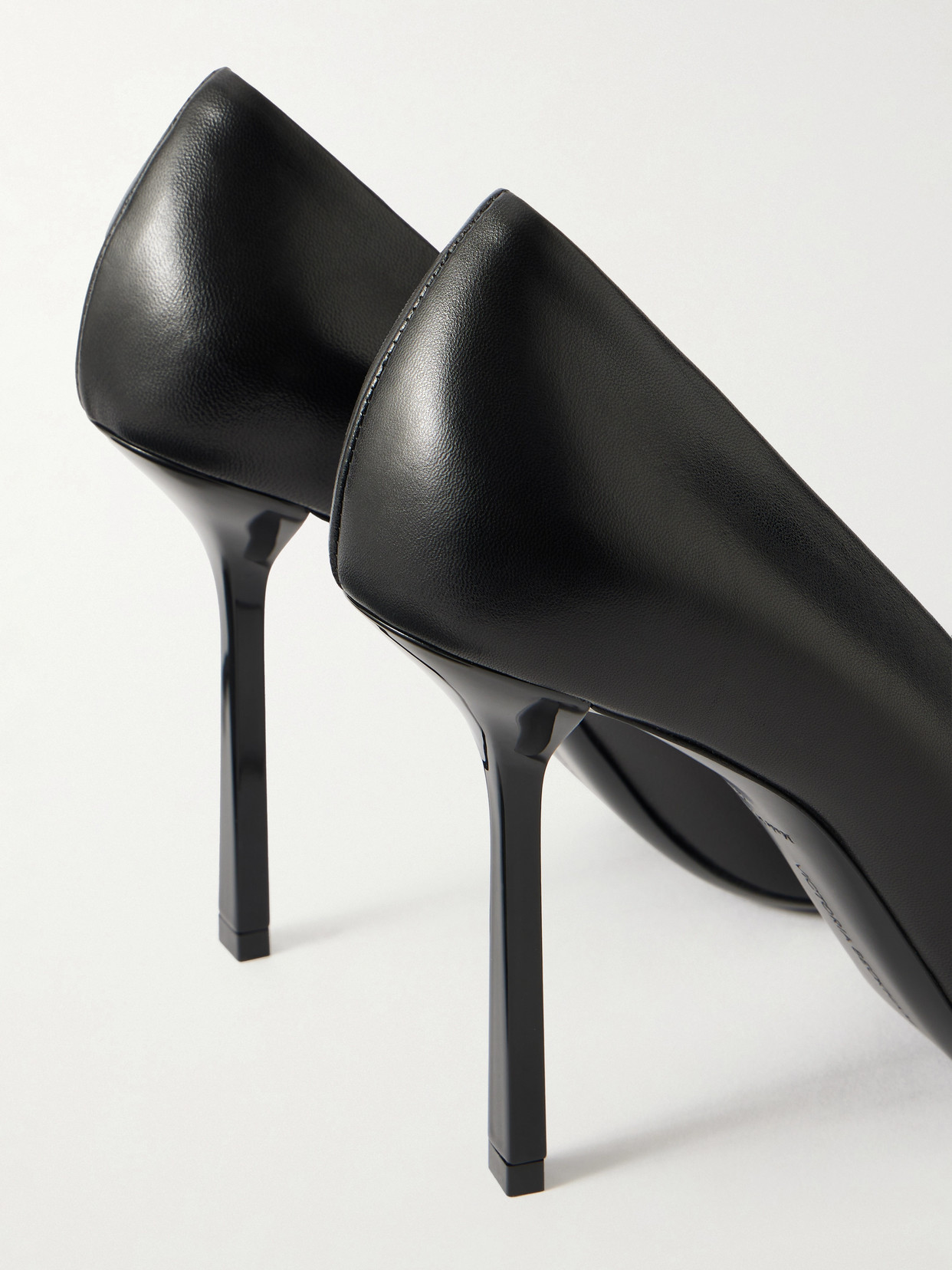 Victoria Beckham Black Victoria Stiletto 100 Leather Heels