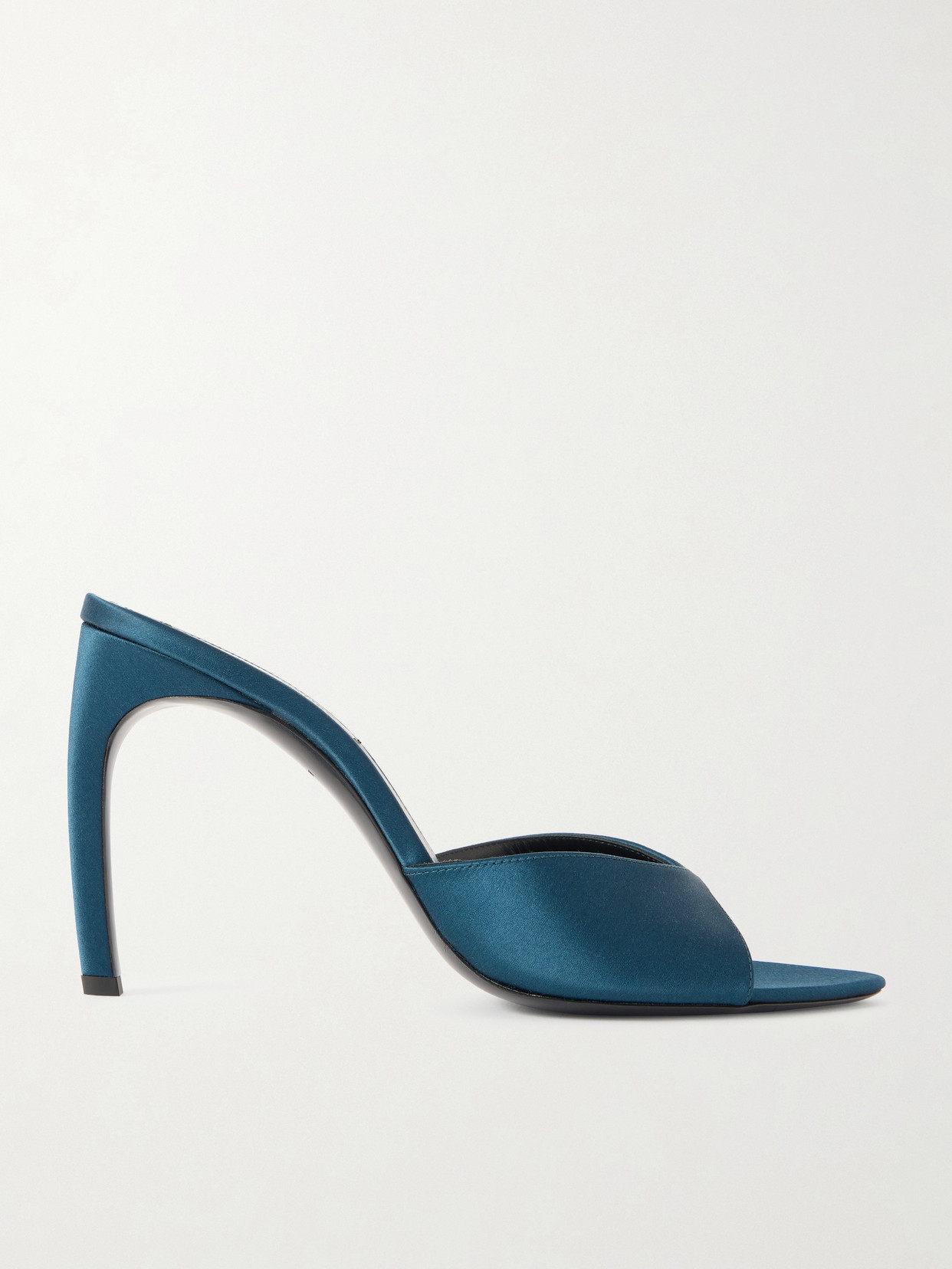 Victoria Beckham Harlow 100 Satin Mules In Blue