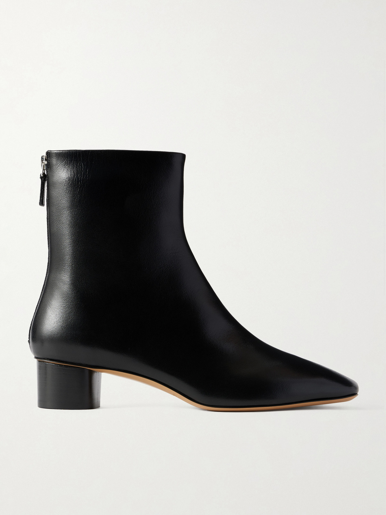 Le Monde Beryl Carole Leather Ankle Boots In Black