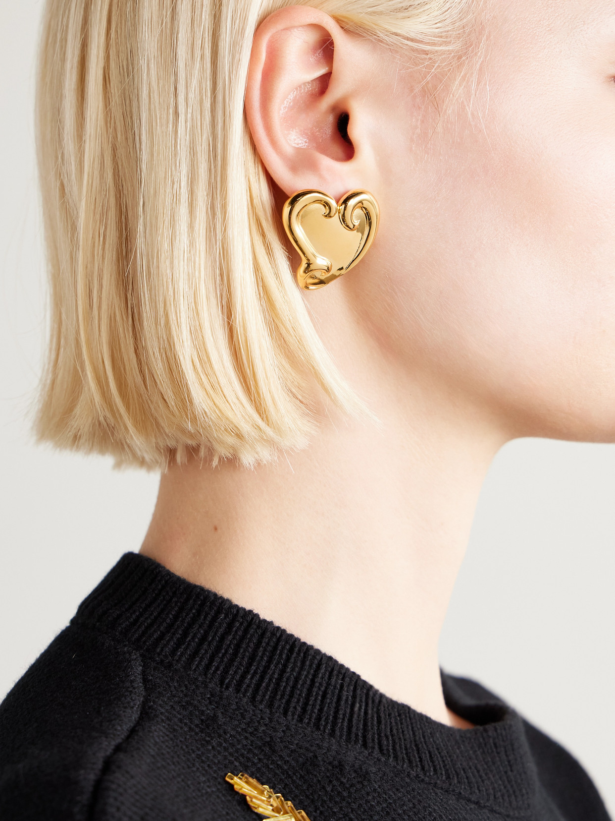 Oscar De La Renta Gold-tone Earrings In Gold