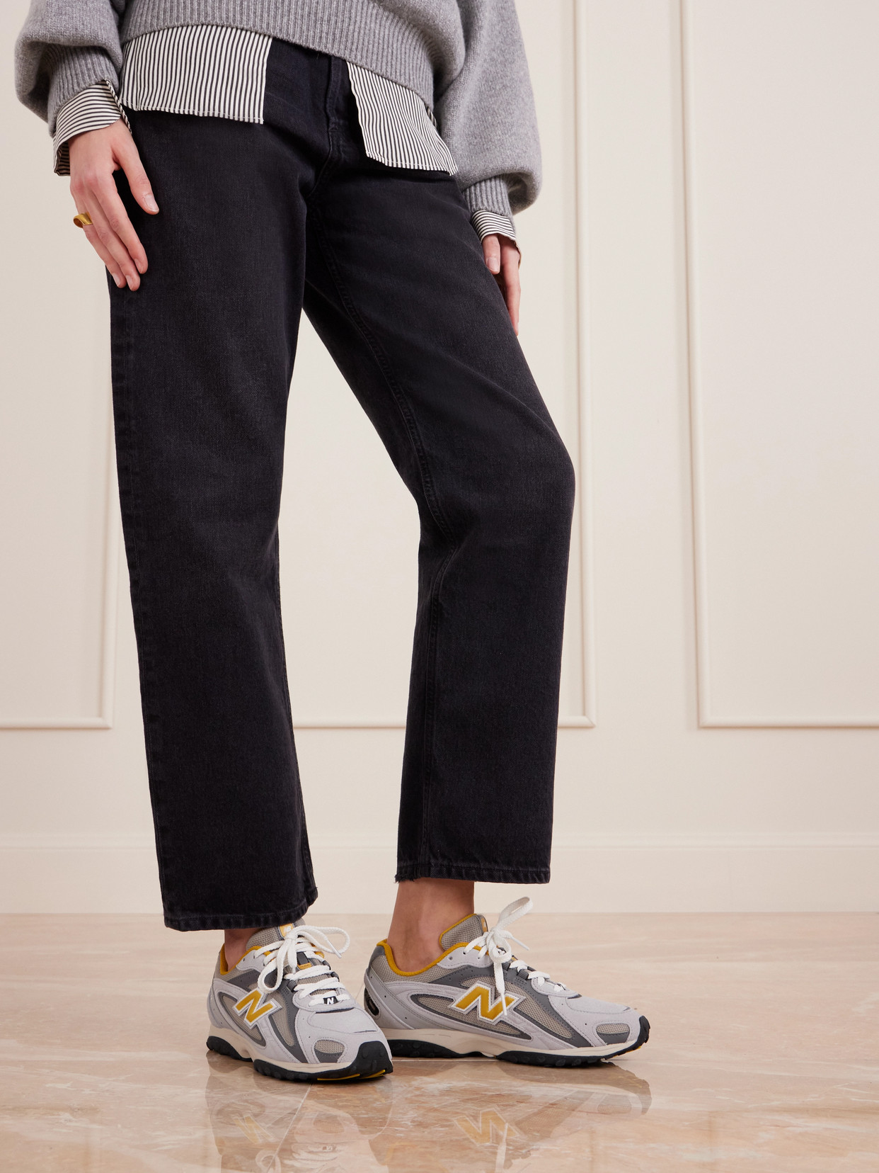 204L Leather- And Sneakers