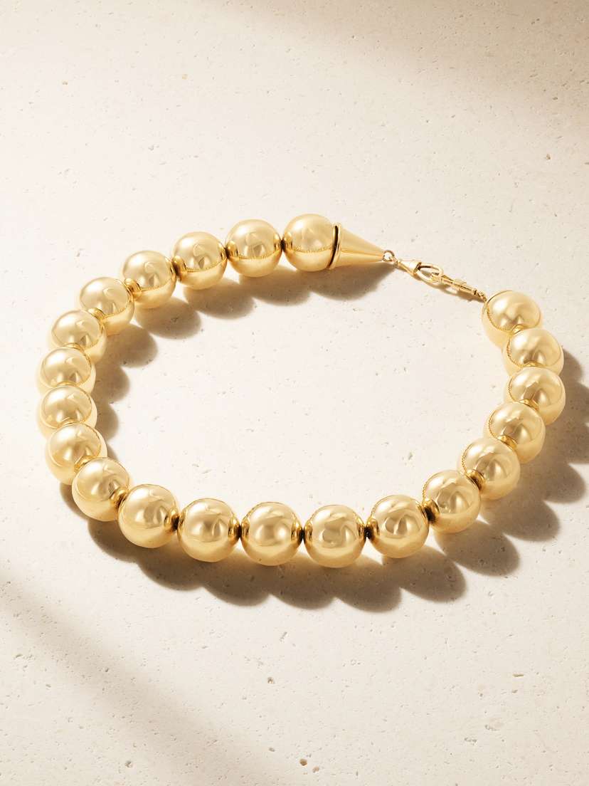 Marie Lichtenberg Grain D'or 18-karat Gold Necklace