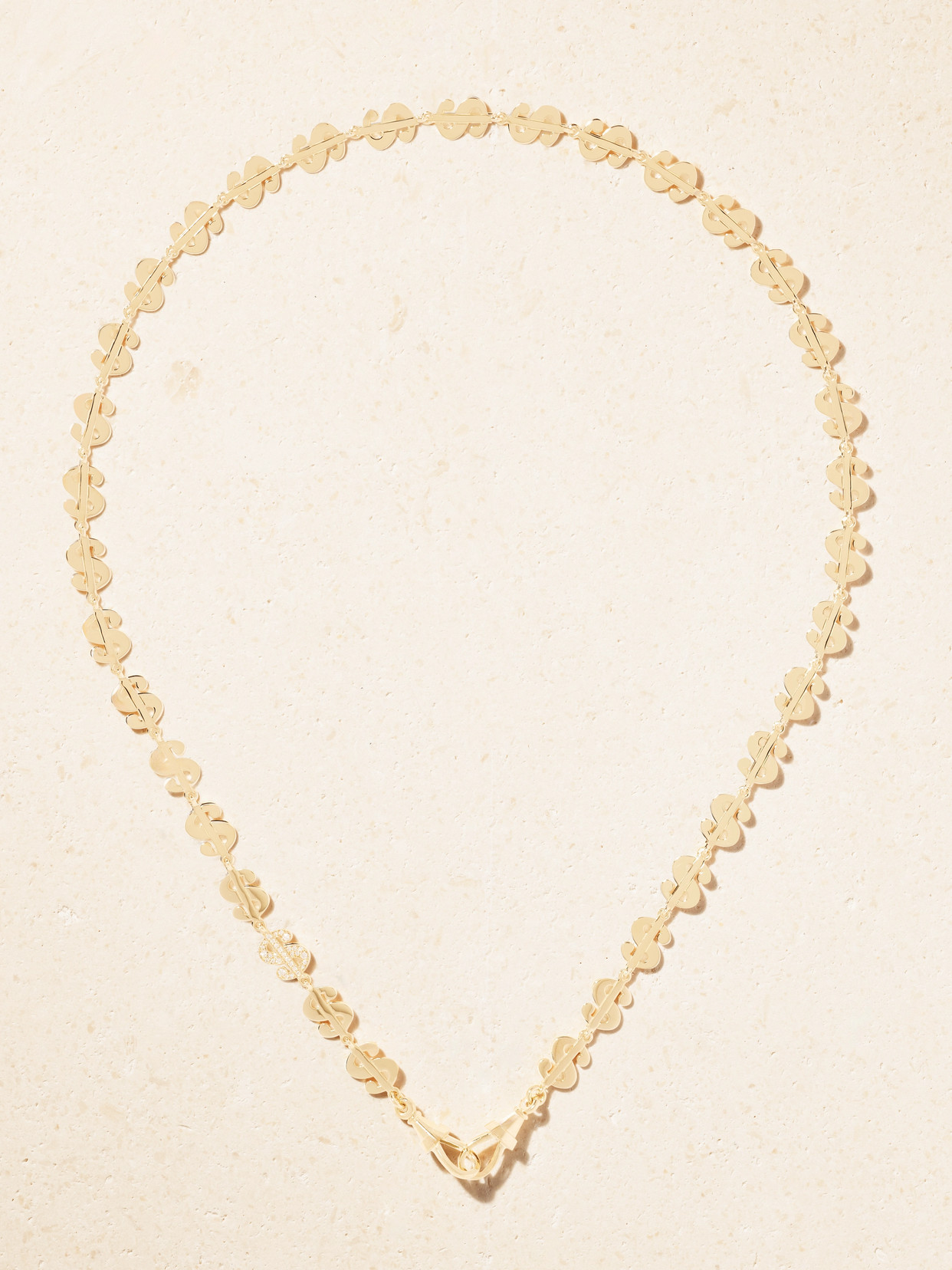 Marie Lichtenberg Buck Small 18-karat Gold Diamond Necklace