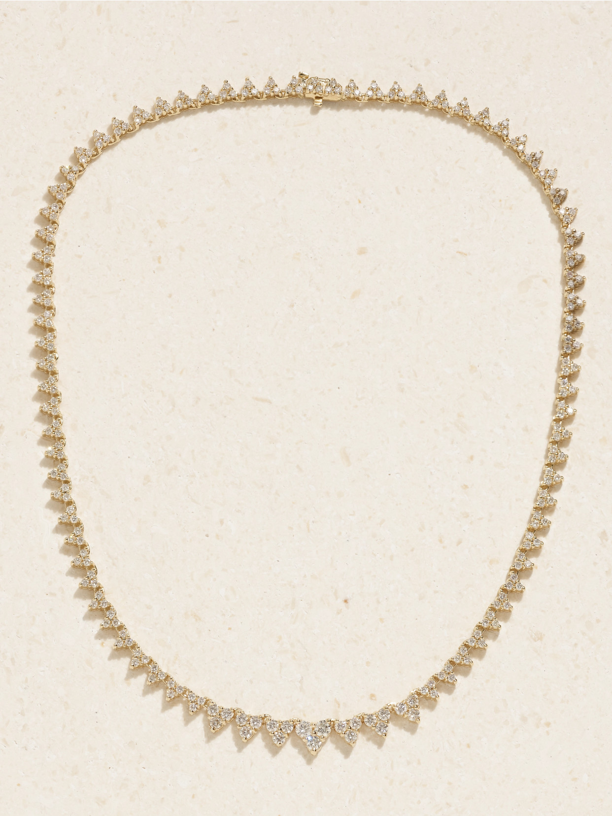 Jacquie Aiche Elizabeth 14-karat Gold Diamond Necklace