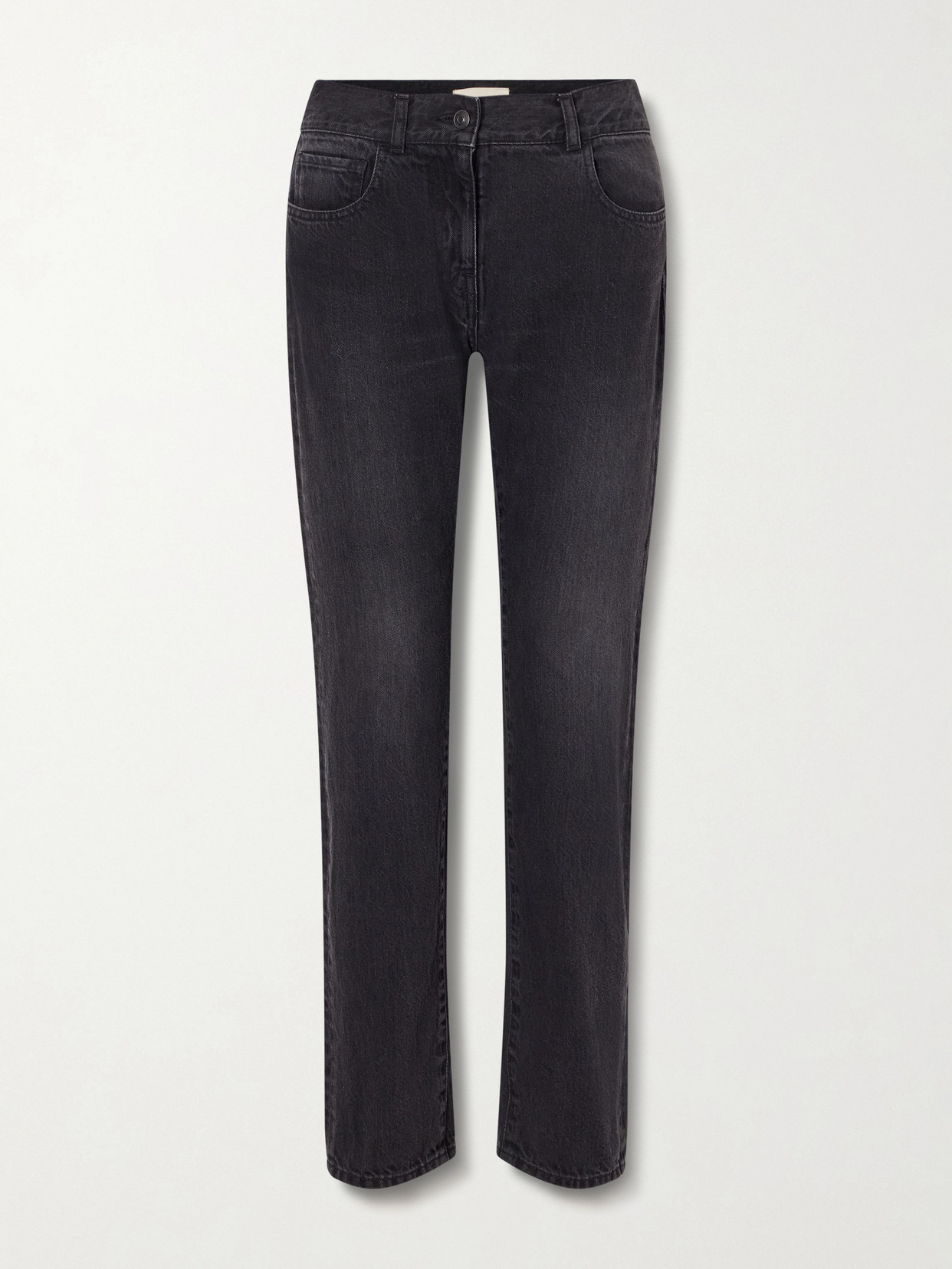 Booker Mid-Rise Straight-Leg Jeans