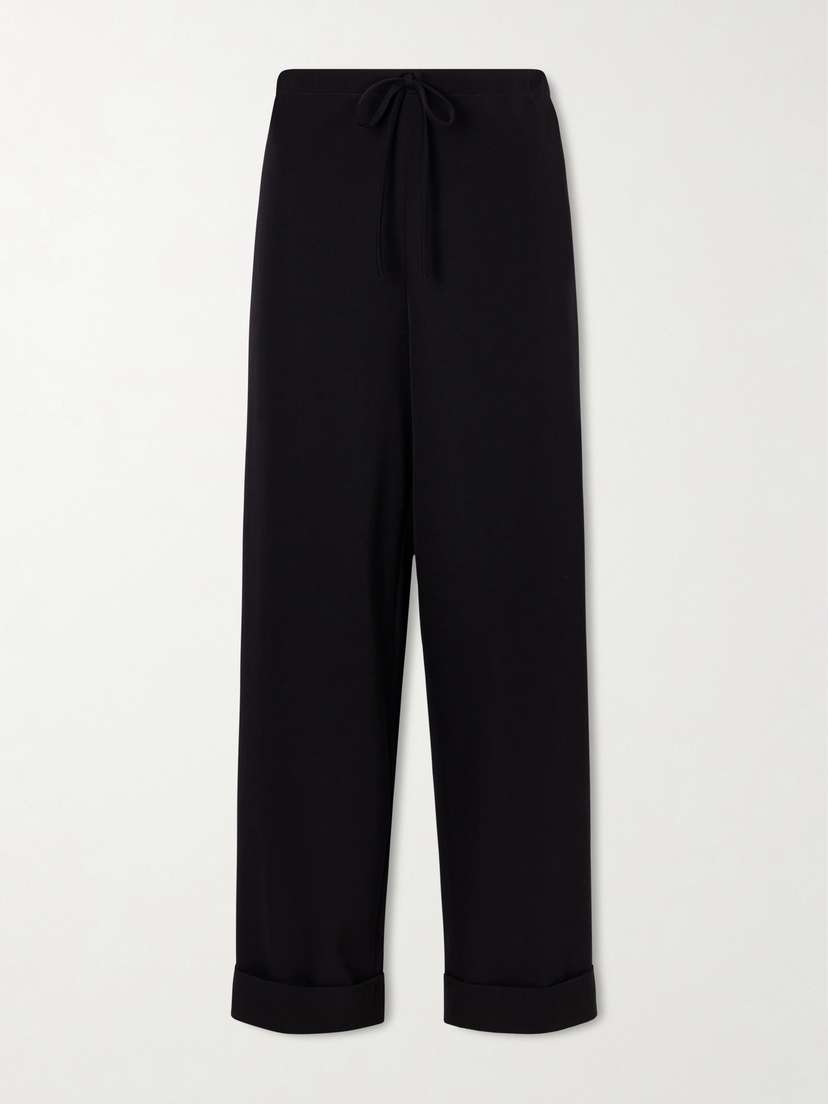The Row Delano Wool-twill Wide-leg Pants