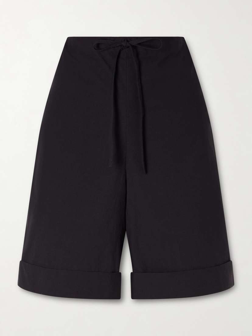 The Row Emiliano Cotton-poplin Shorts