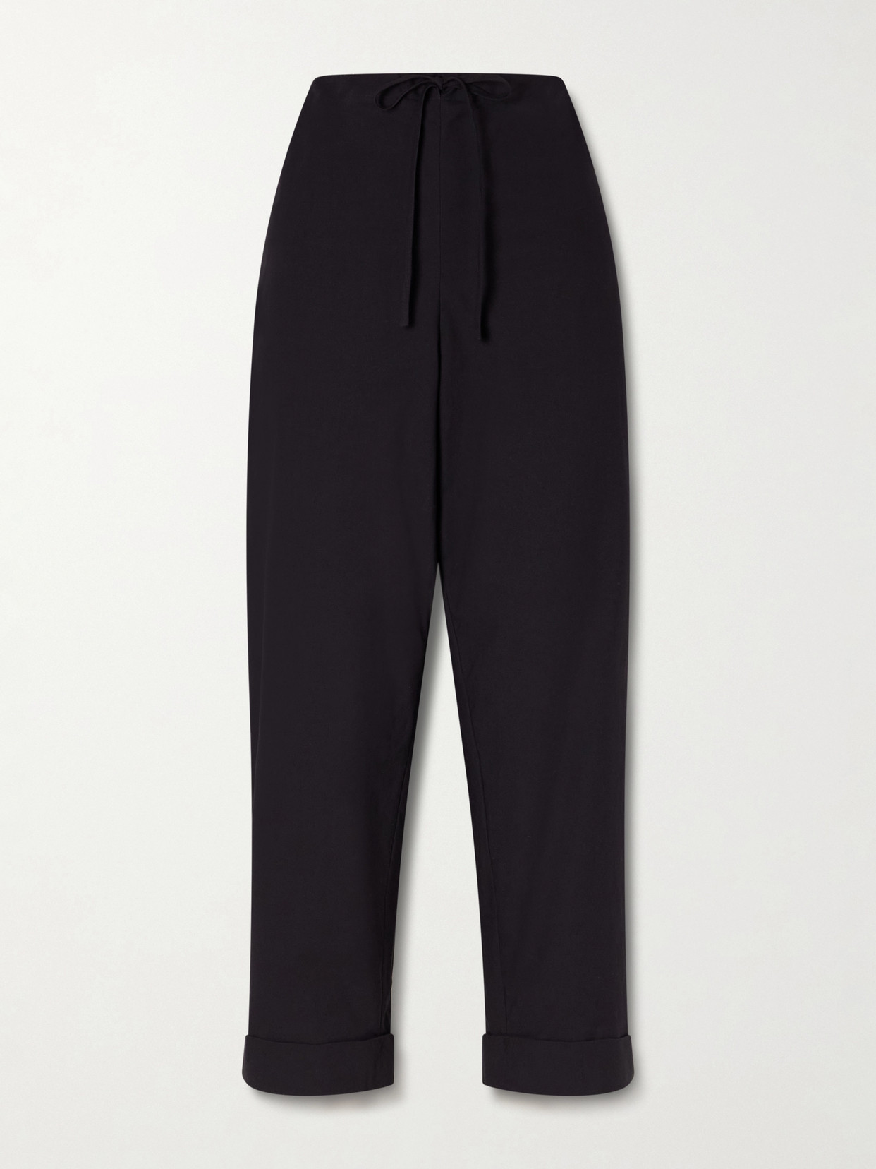 Delano Cropped Cotton Wide-Leg Pants