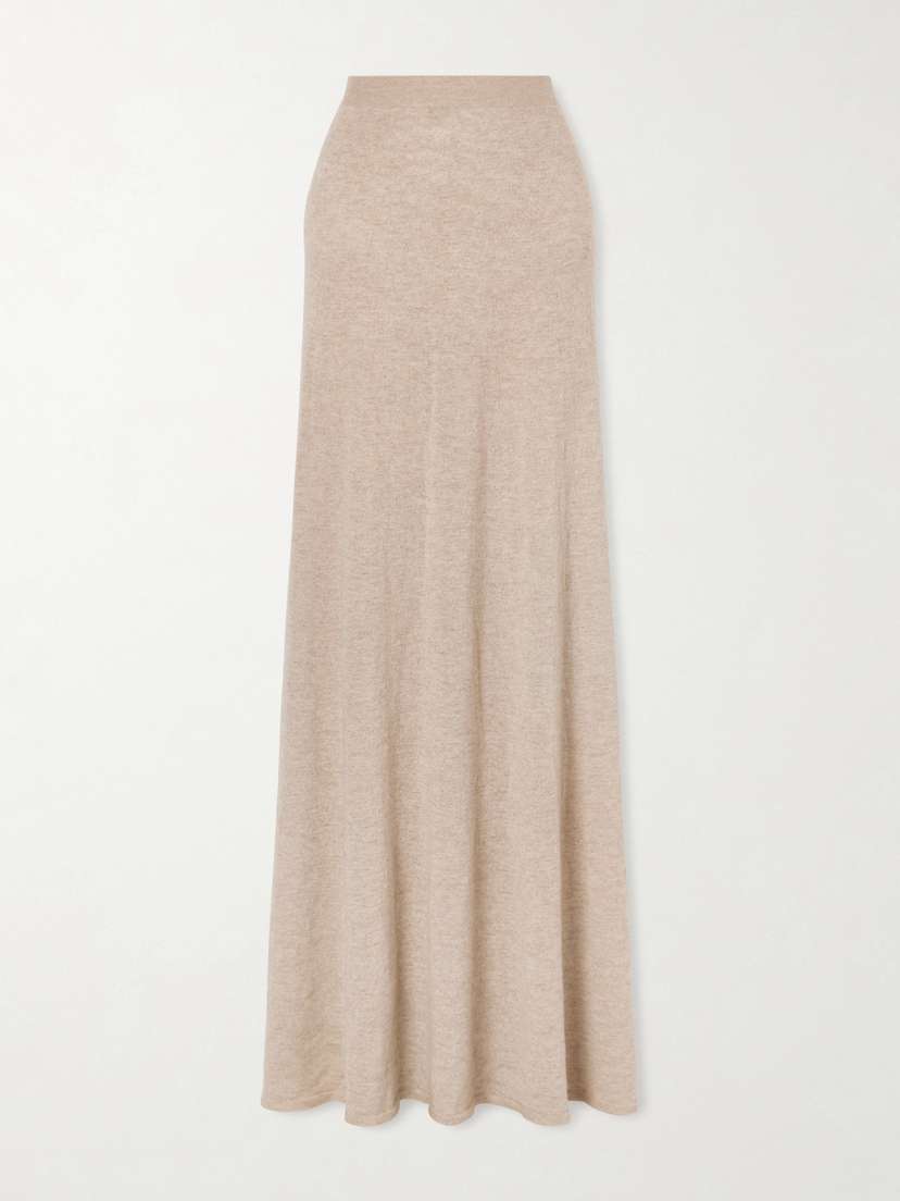 The Row Noella Cashmere Maxi Skirt