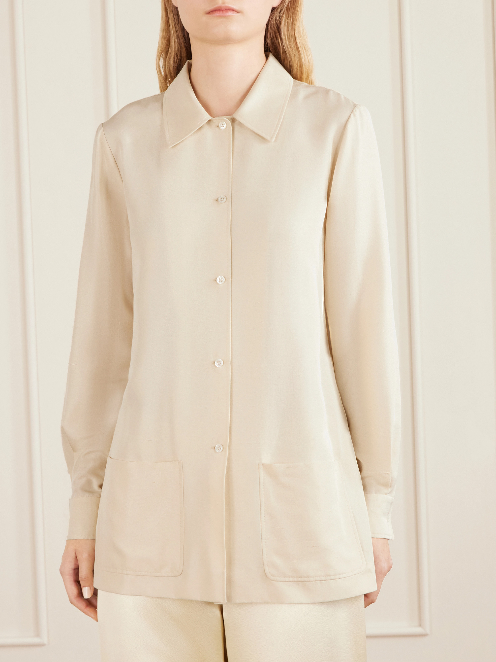 The Row Multi Tansy Silk Stripe Shirt | Harrods FR THE ROW SILK L 
