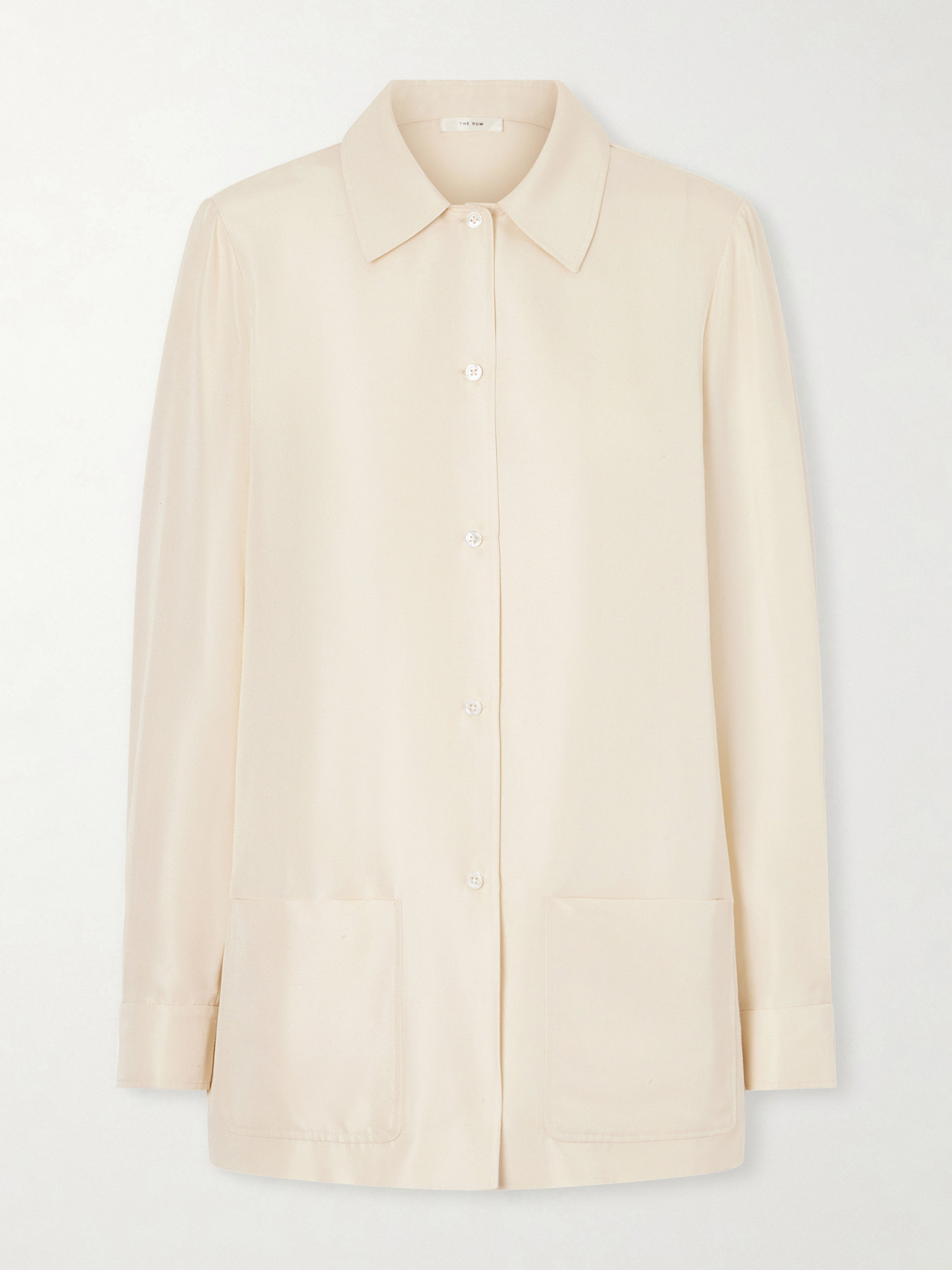 Lucetta Silk-Shantung Shirt
