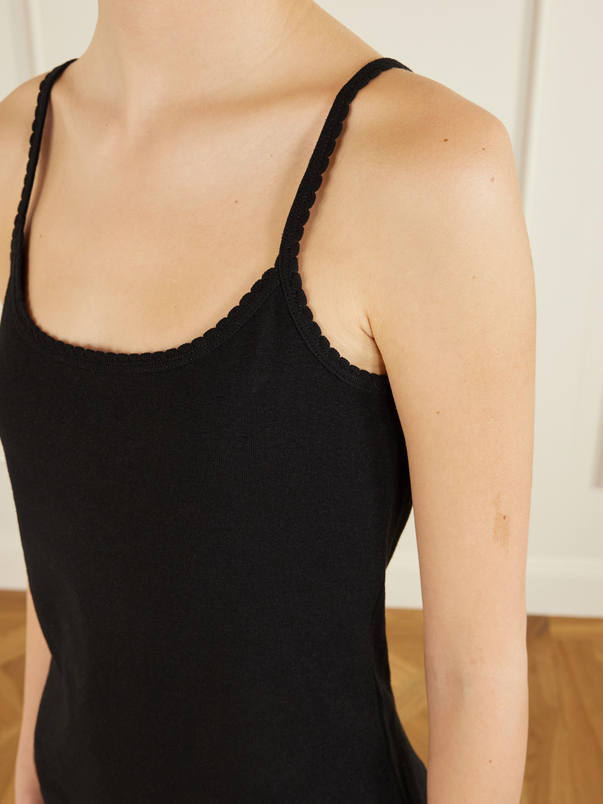 Denzel Ribbed Cotton-Jersey Tank