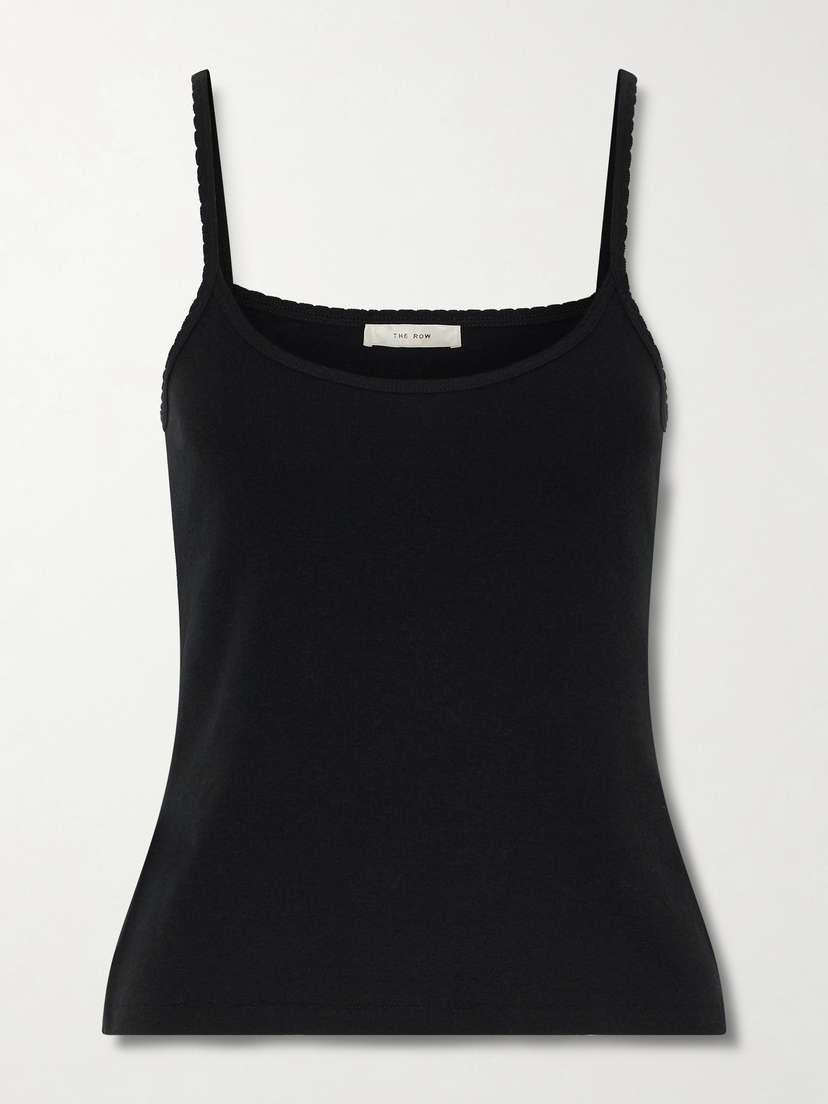 The Row Denzel Ribbed Cotton-jersey Tank