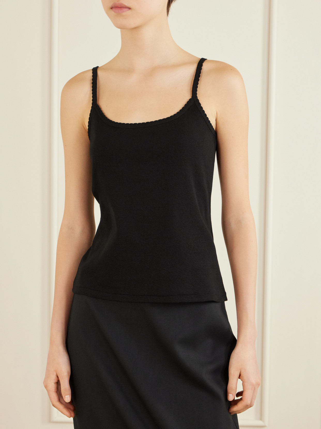 Denzel Ribbed Cotton-Jersey Tank