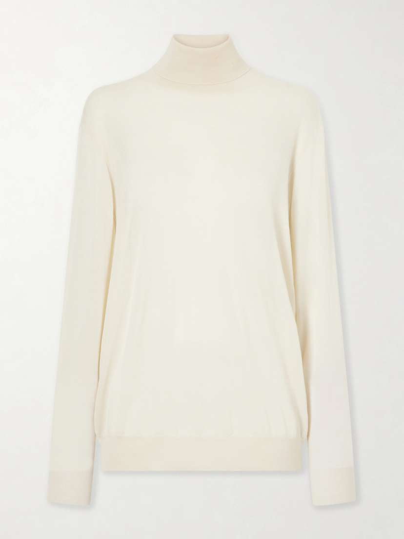 The Row Nabari Cashmere Turtleneck Sweater