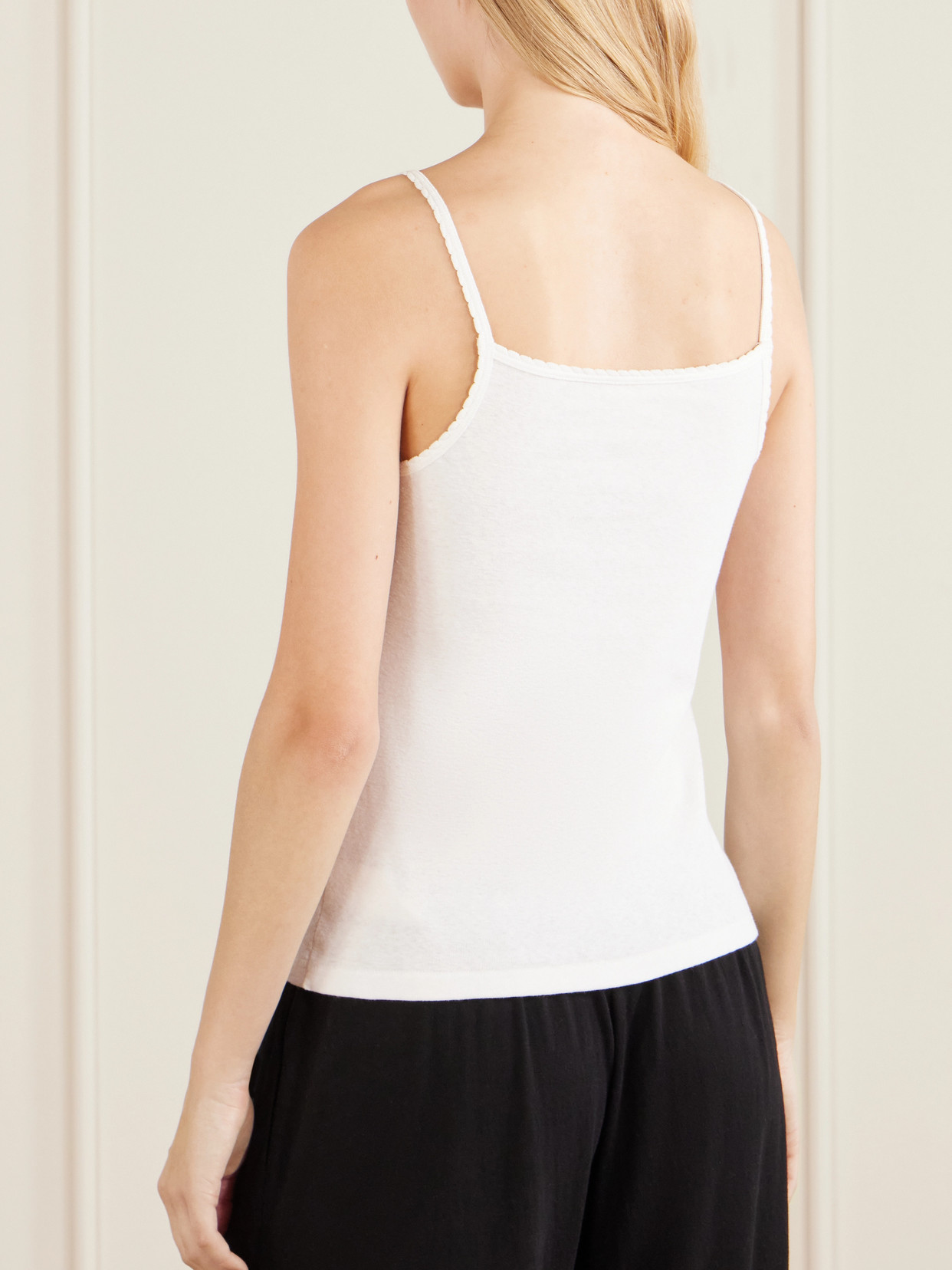 Denzel Ribbed Cotton-Jersey Tank