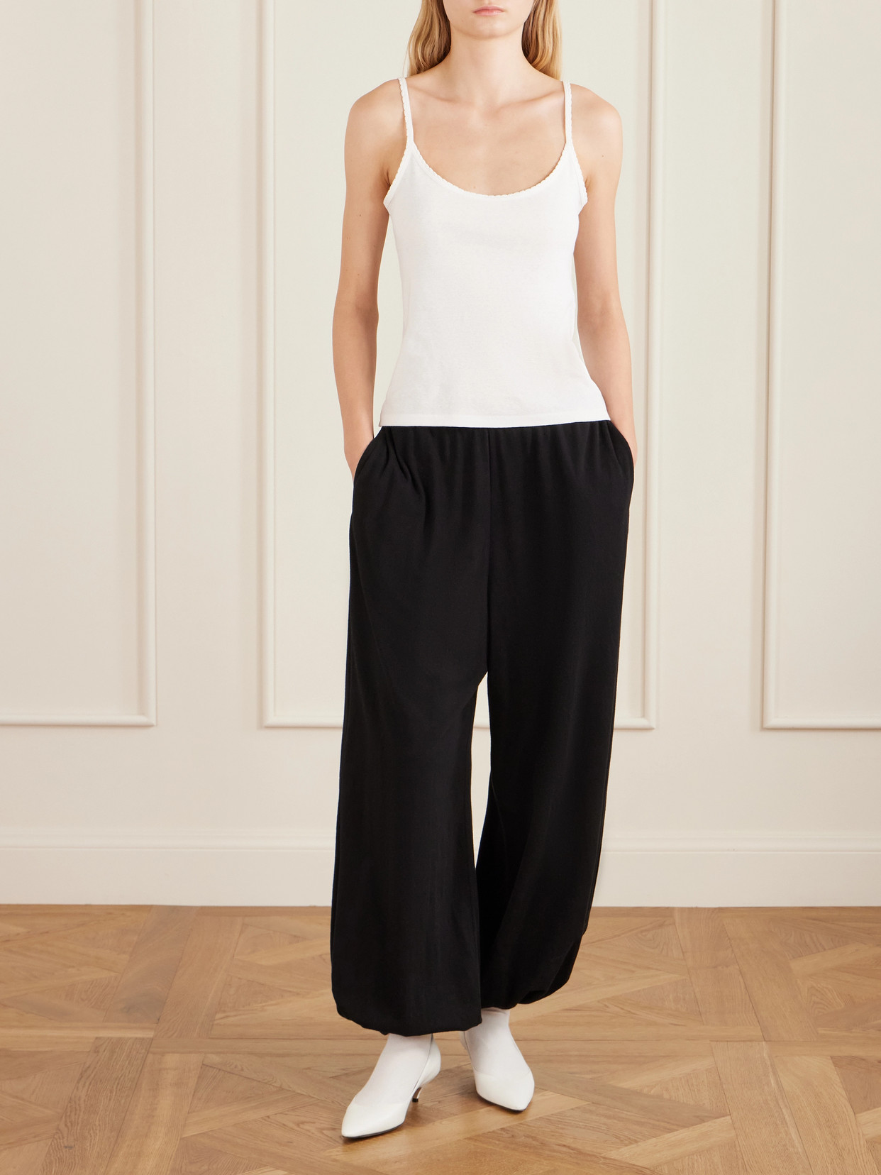 Denzel Ribbed Cotton-Jersey Tank