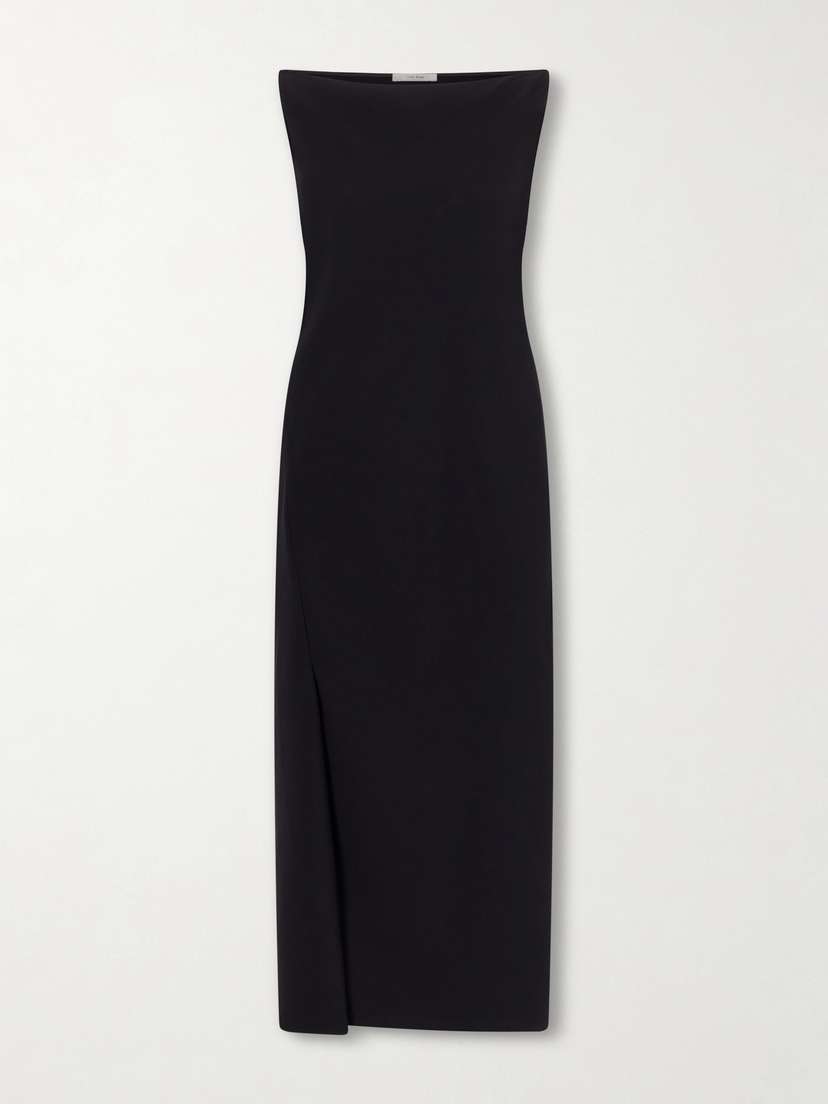 The Row Ender Crepe Midi Dress