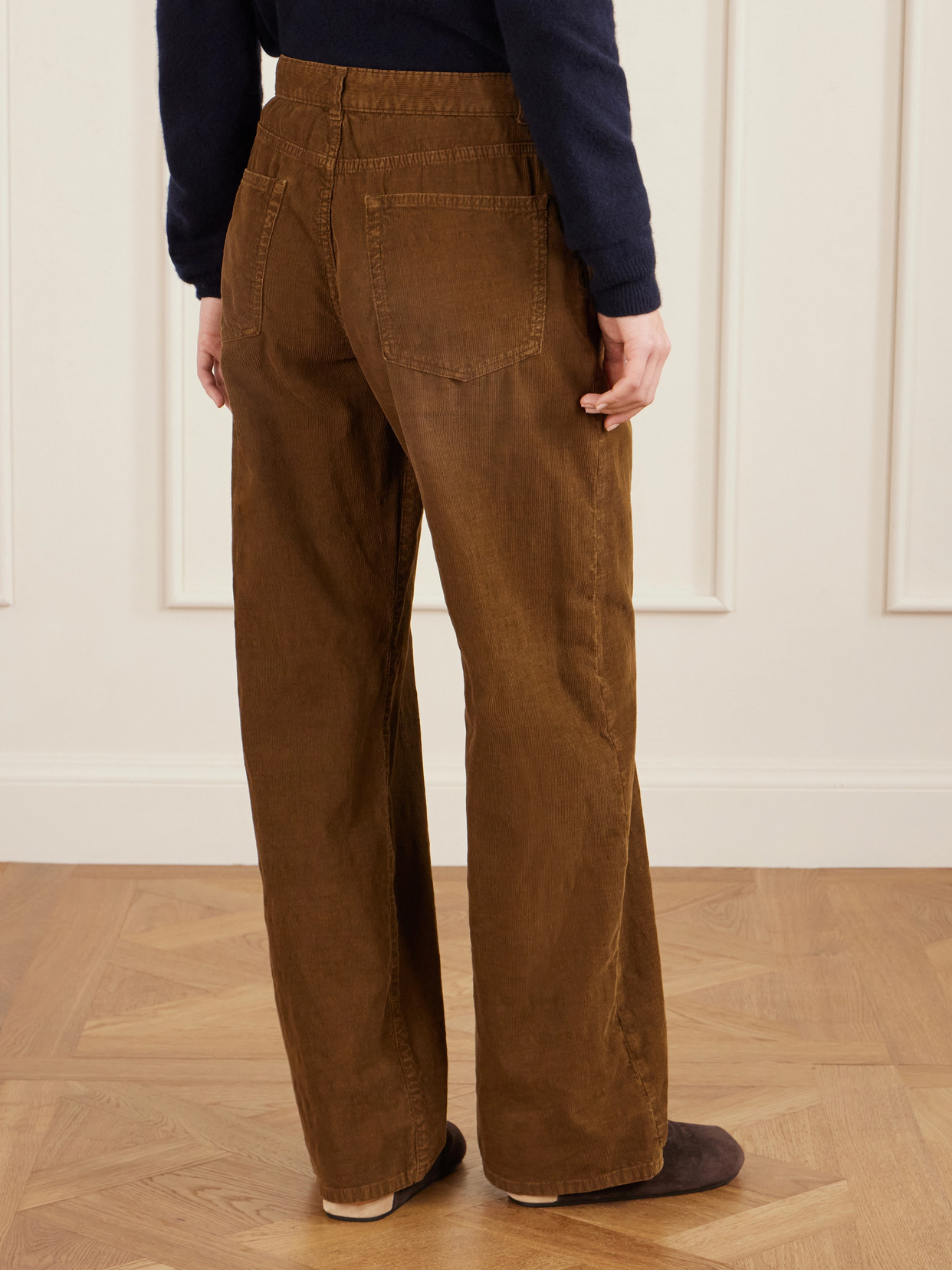 Eglitta Cotton-Blend Corduroy Pants