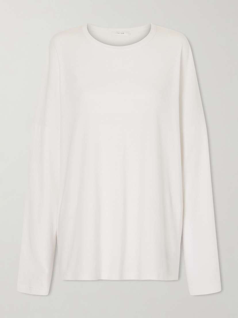 The Row Floris Oversized Cotton-jersey T-shirt