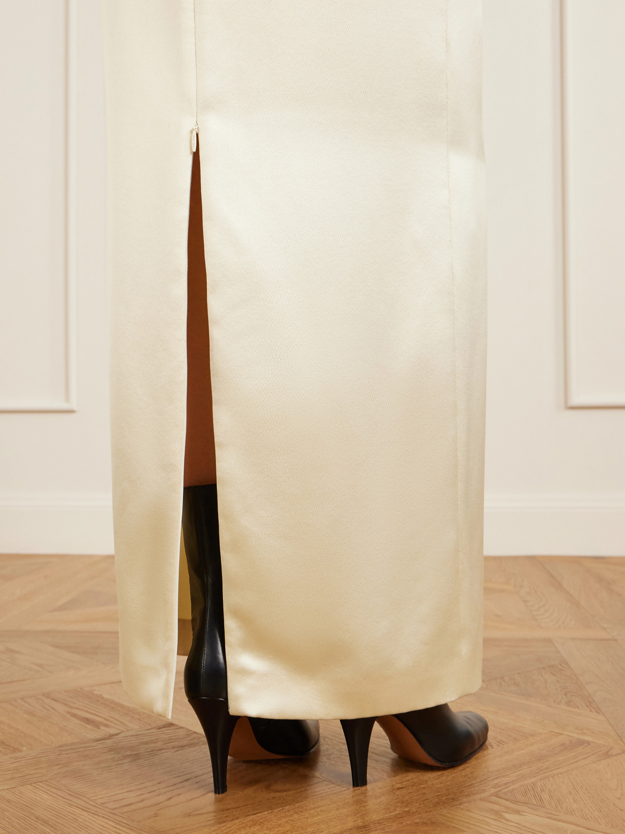 Bartelle Silk-Satin Maxi