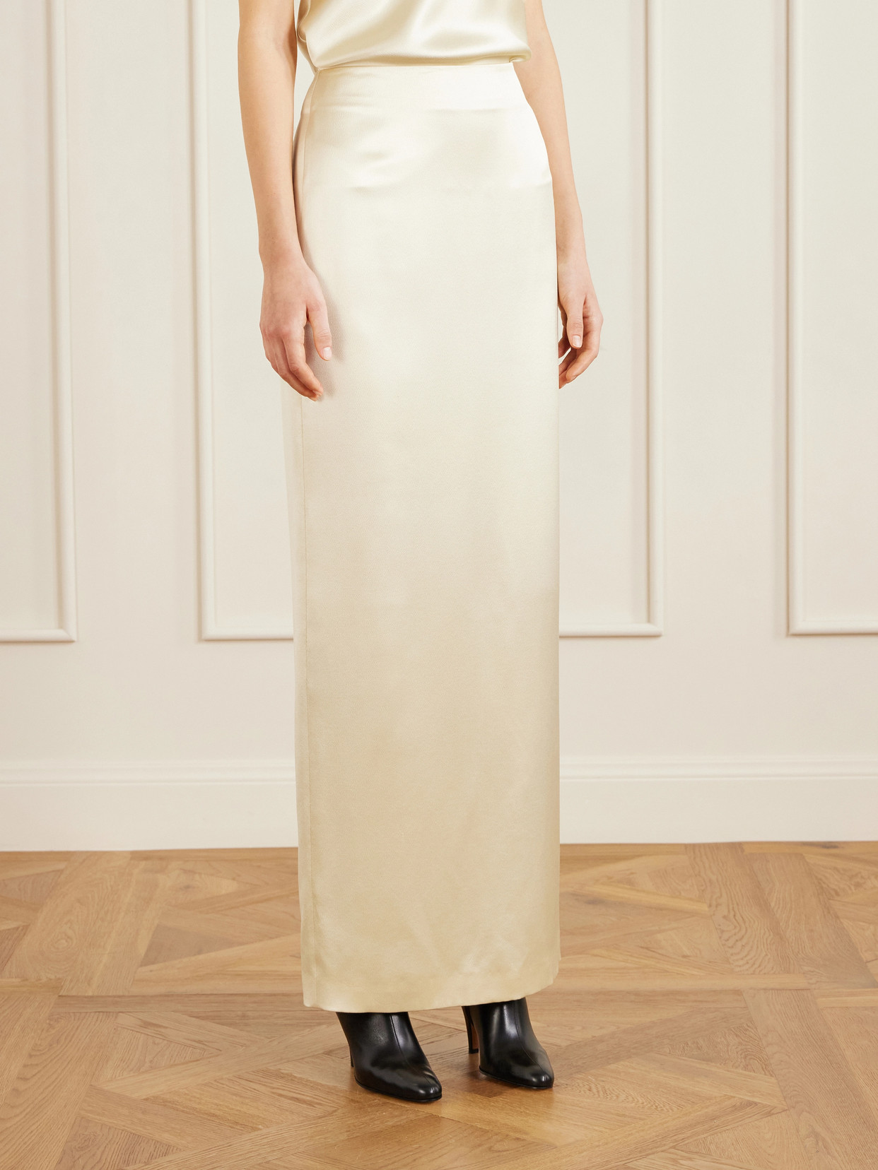 Bartelle Silk-Satin Maxi