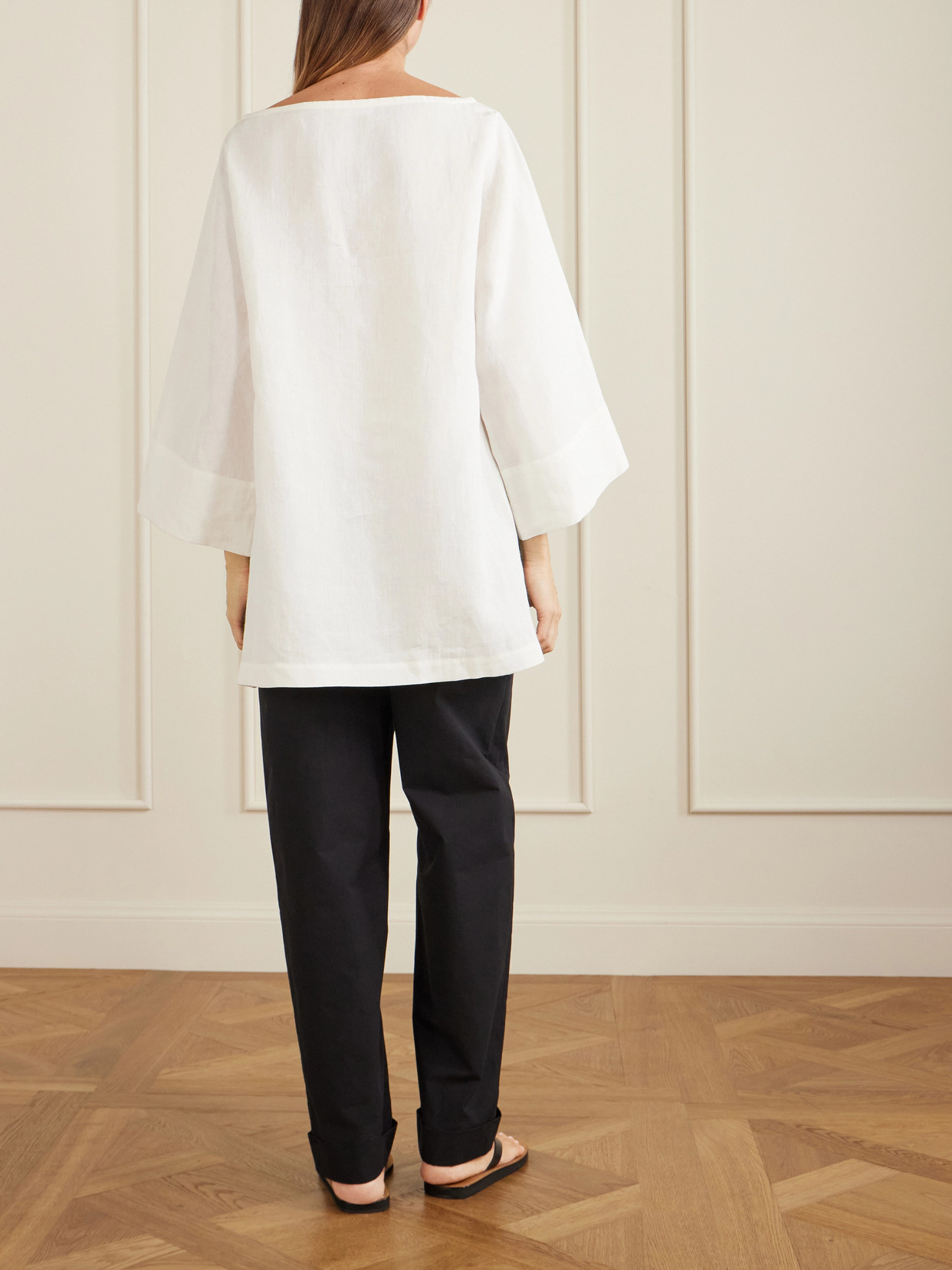 Junia Oversized Linen Blouse