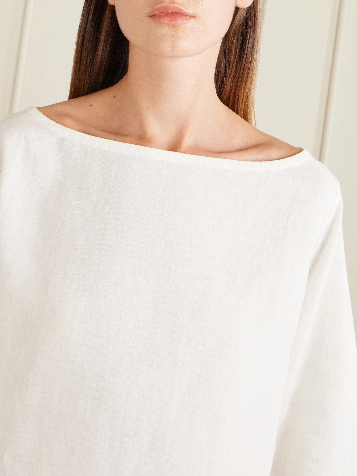 Junia Oversized Linen Blouse
