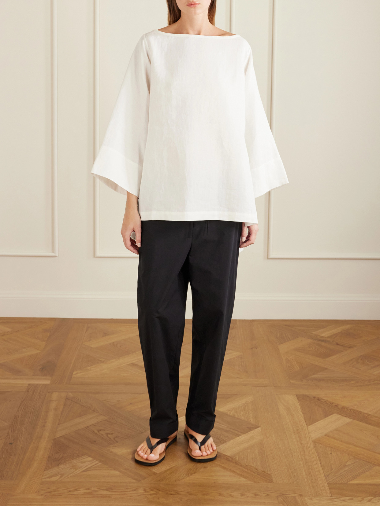 Junia Oversized Linen Blouse