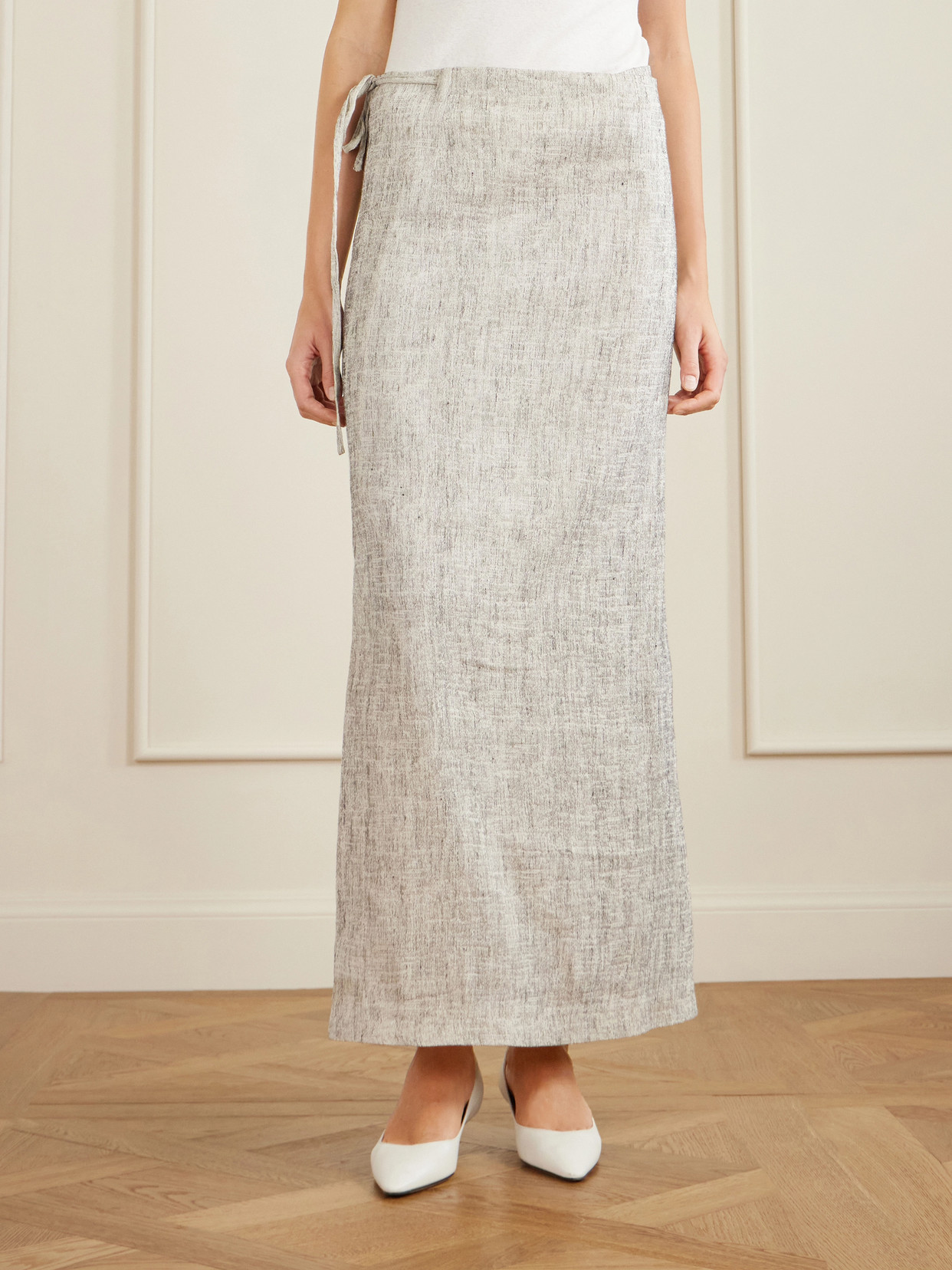 Blum Linen And Silk-Blend Gauze Midi