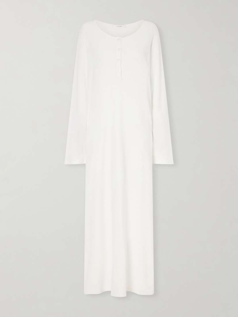 The Row Latoya Cotton Midi Dress