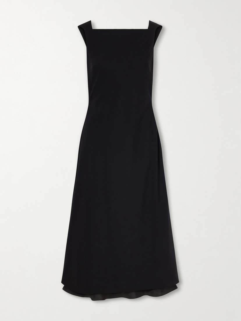 The Row Henna Wool Midi Dress