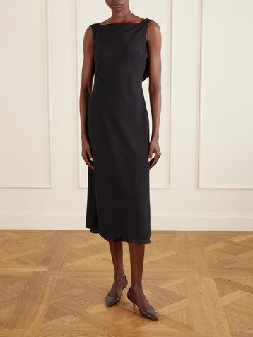 The Row Henna wool midi dress