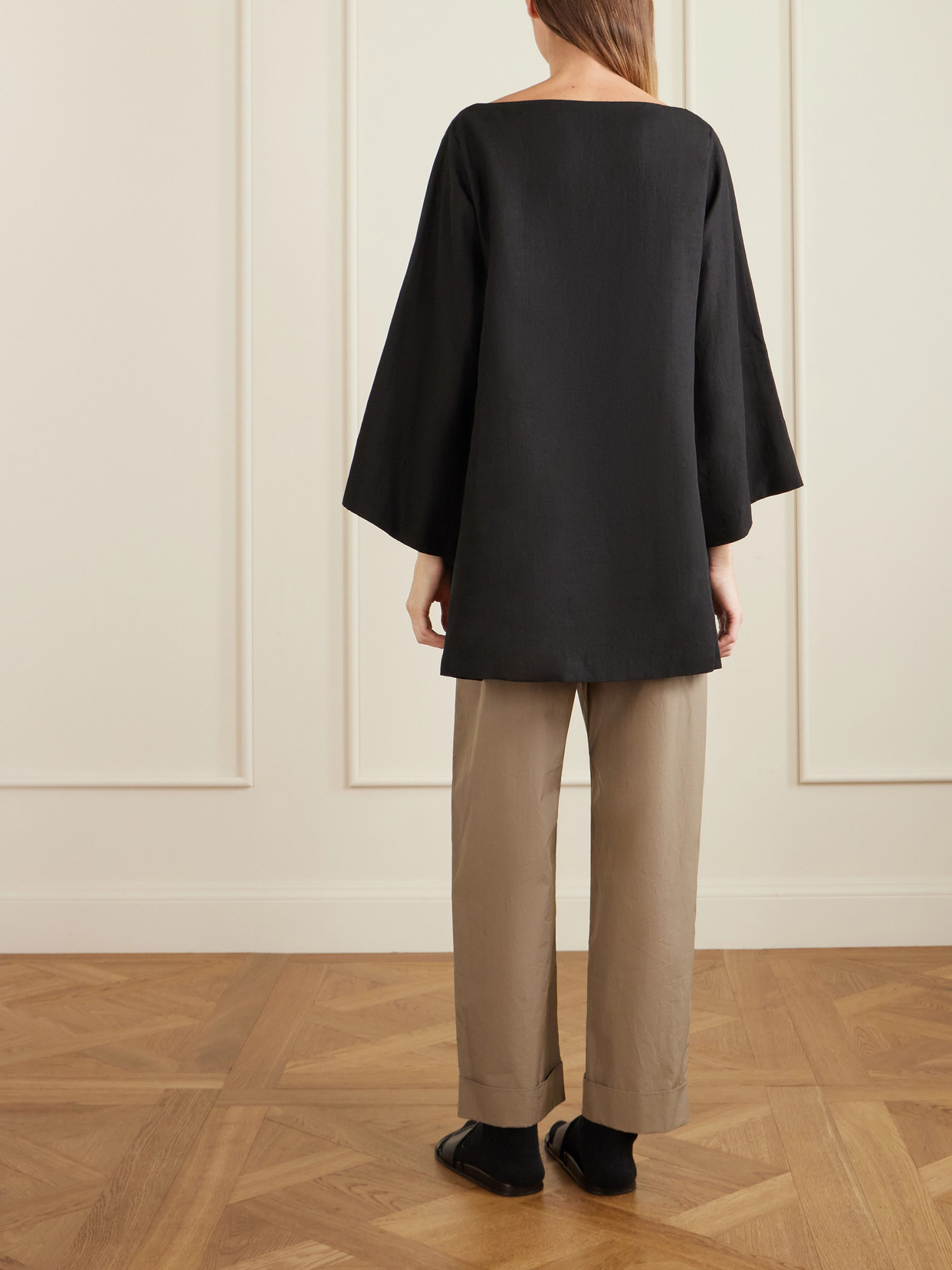 Junia Oversized Linen Blouse