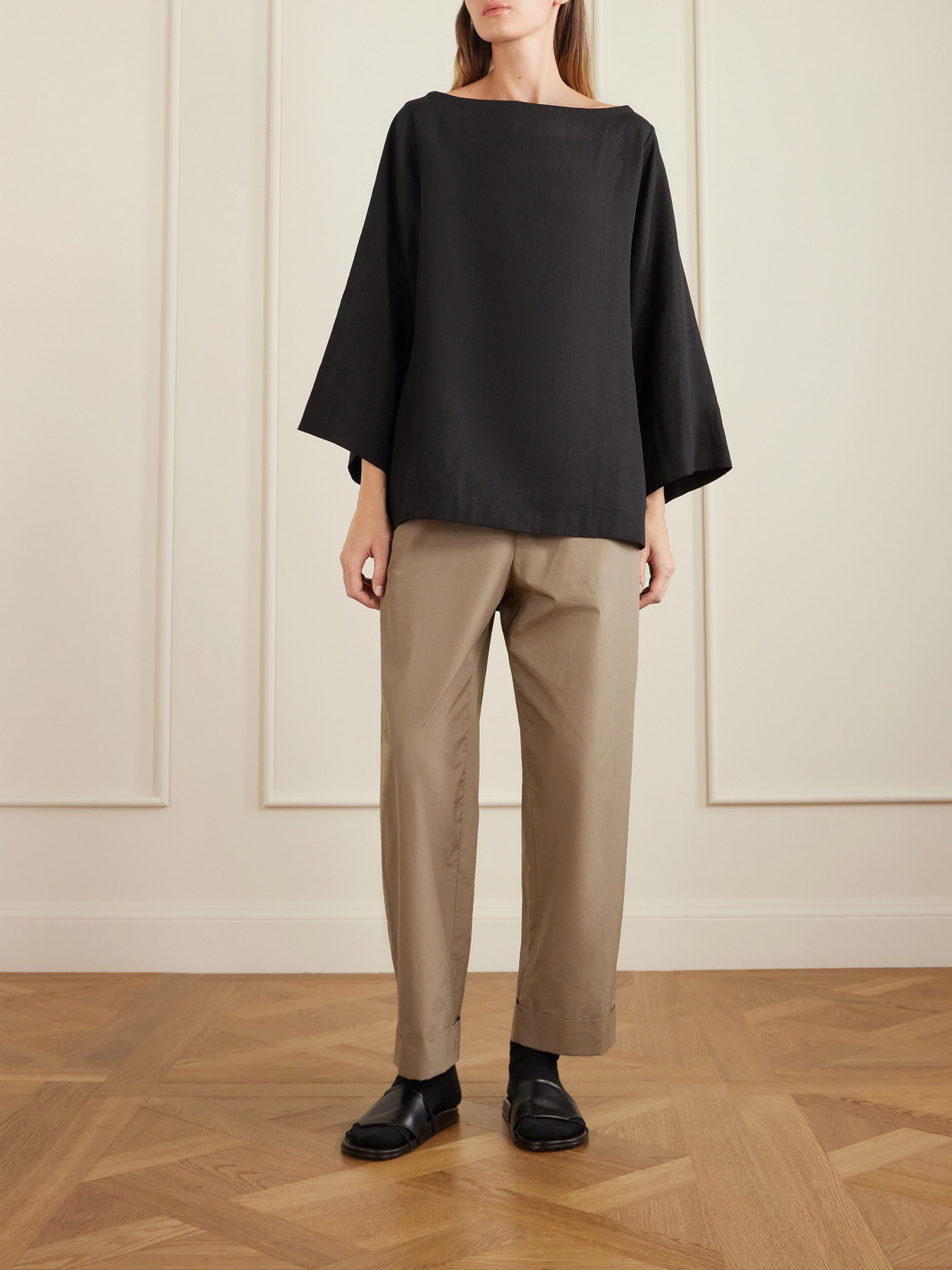 Junia Oversized Linen Blouse