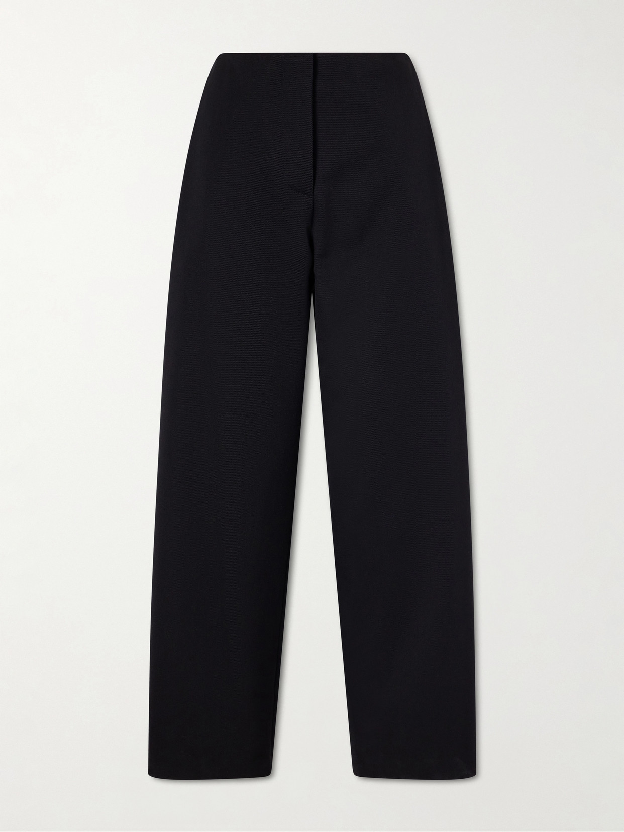 The Row - Galileo High-waist Wool Wide-leg Pants - Black