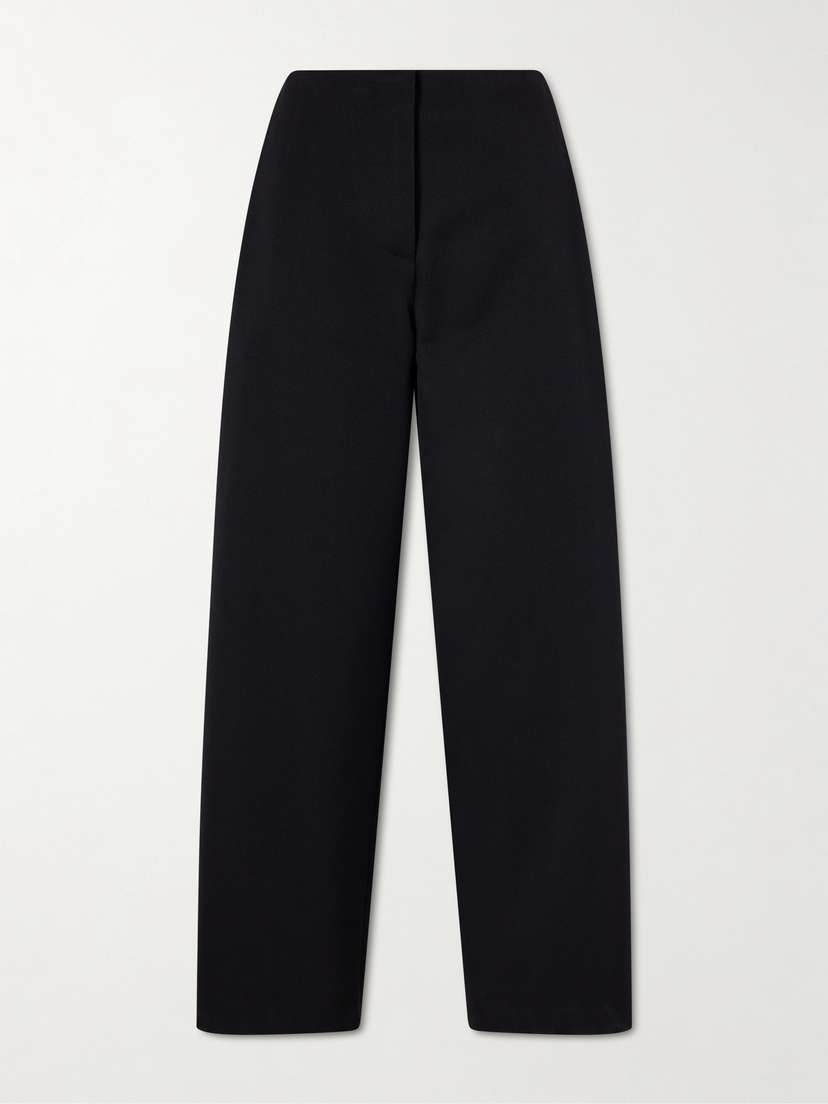 The Row Galileo High-waist Wool Curved Pants