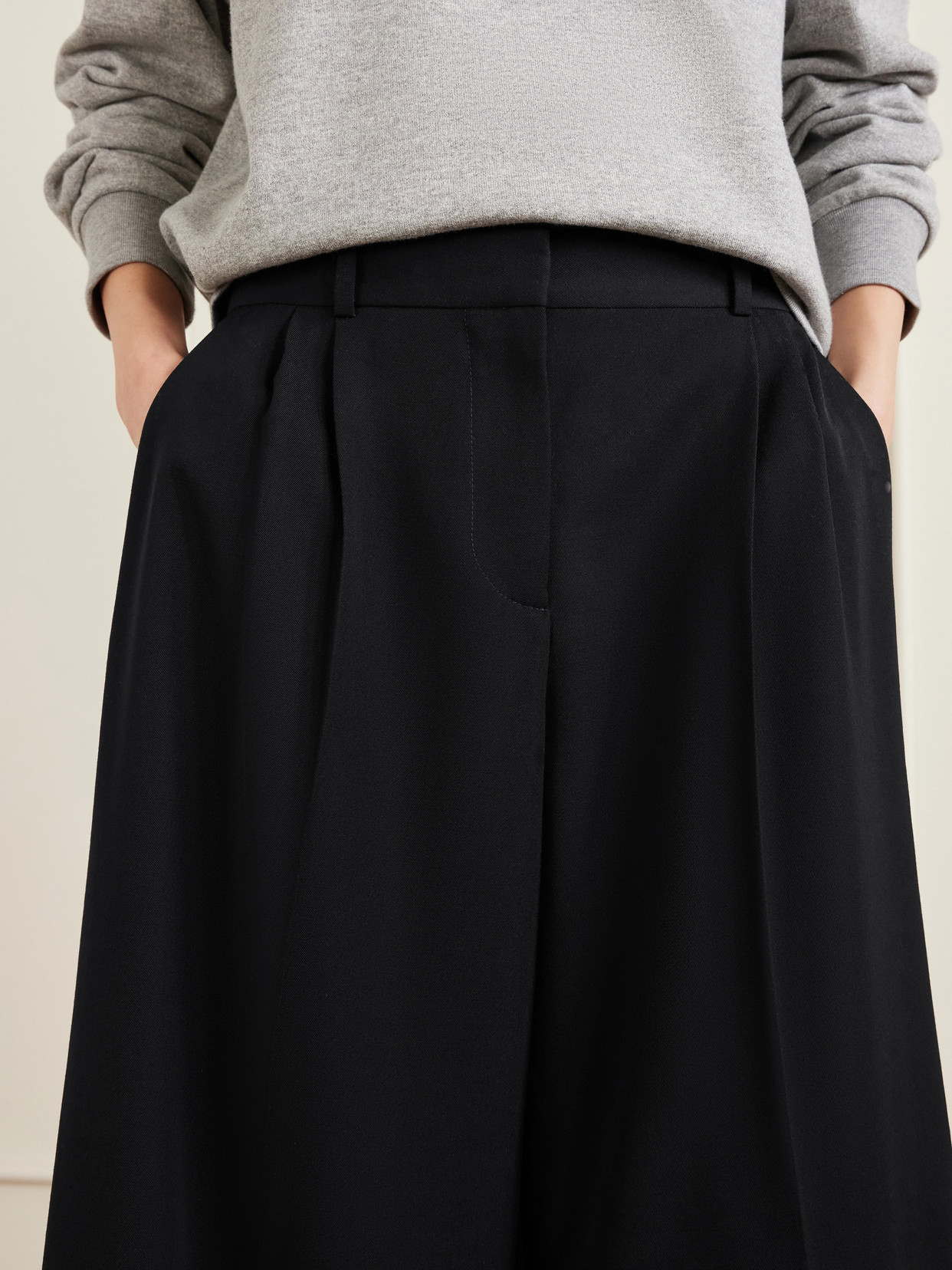 Lior Wool Wide-Leg Pants