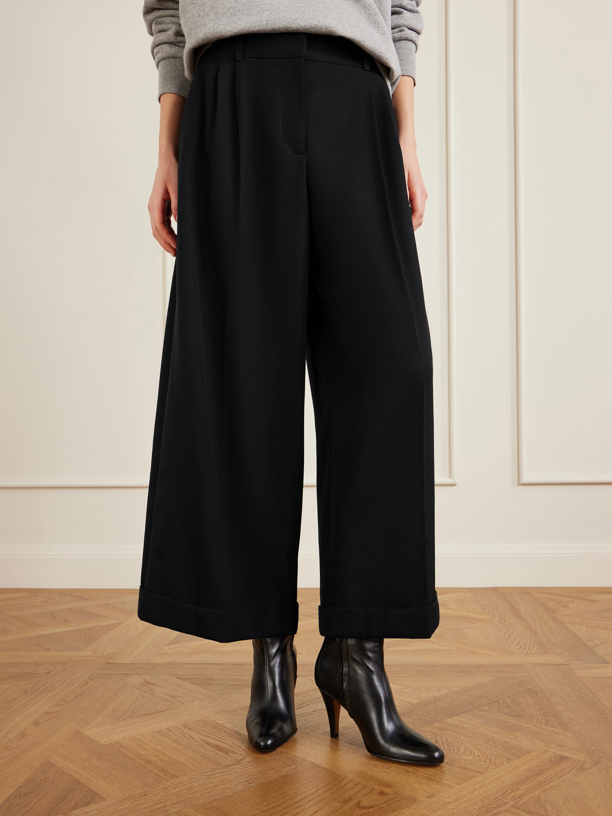 Lior Wool Wide-Leg Pants