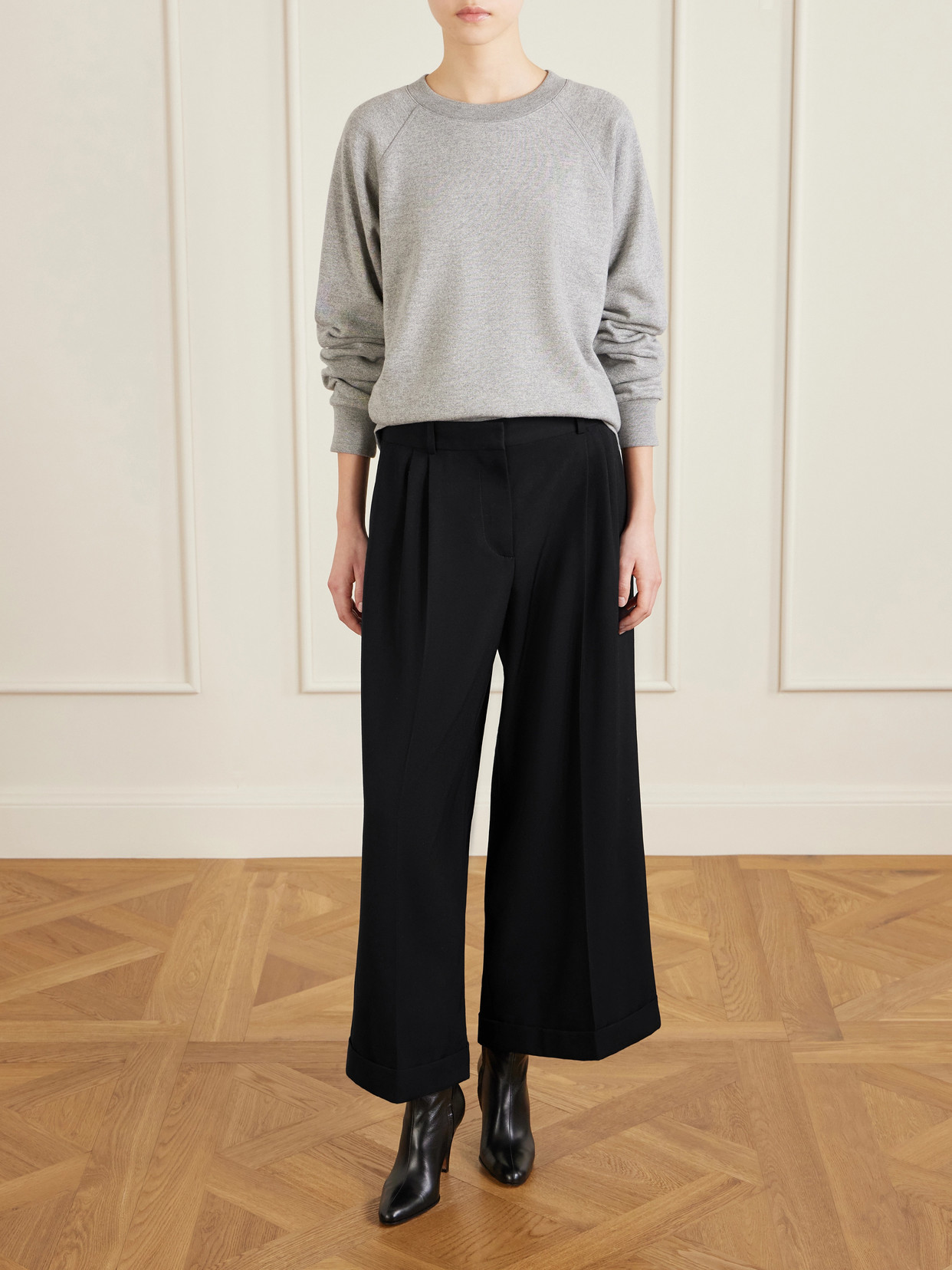 Lior Wool Wide-Leg Pants