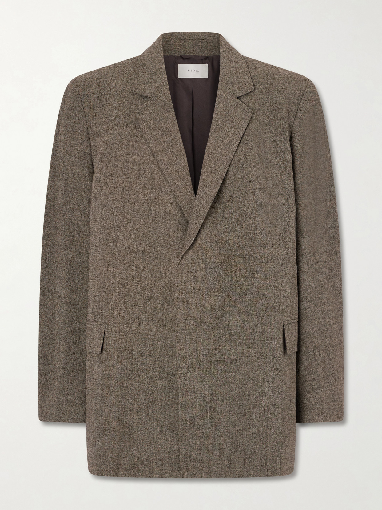 The Row - Devlin Oversized Wool Blazer - Brown