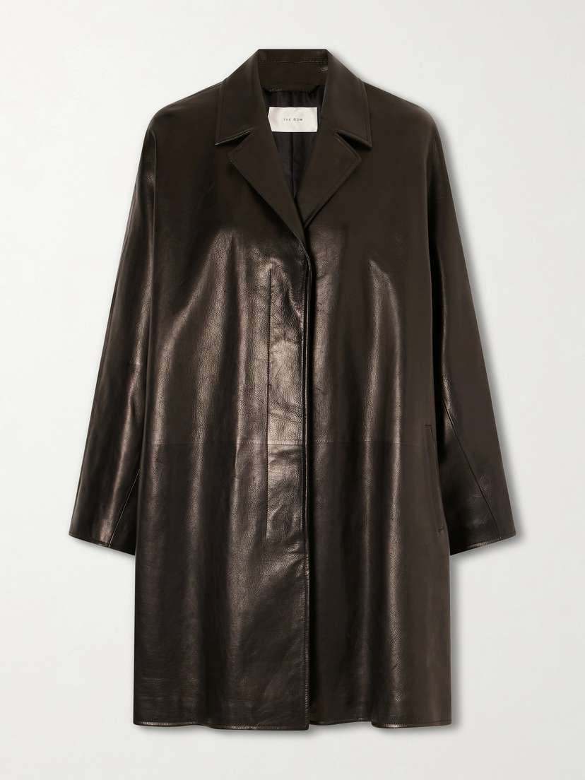 The Row Felixa Leather Coat