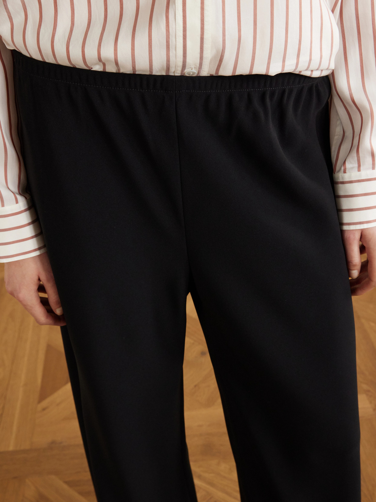 Gala Crepe Wide-Leg Pants