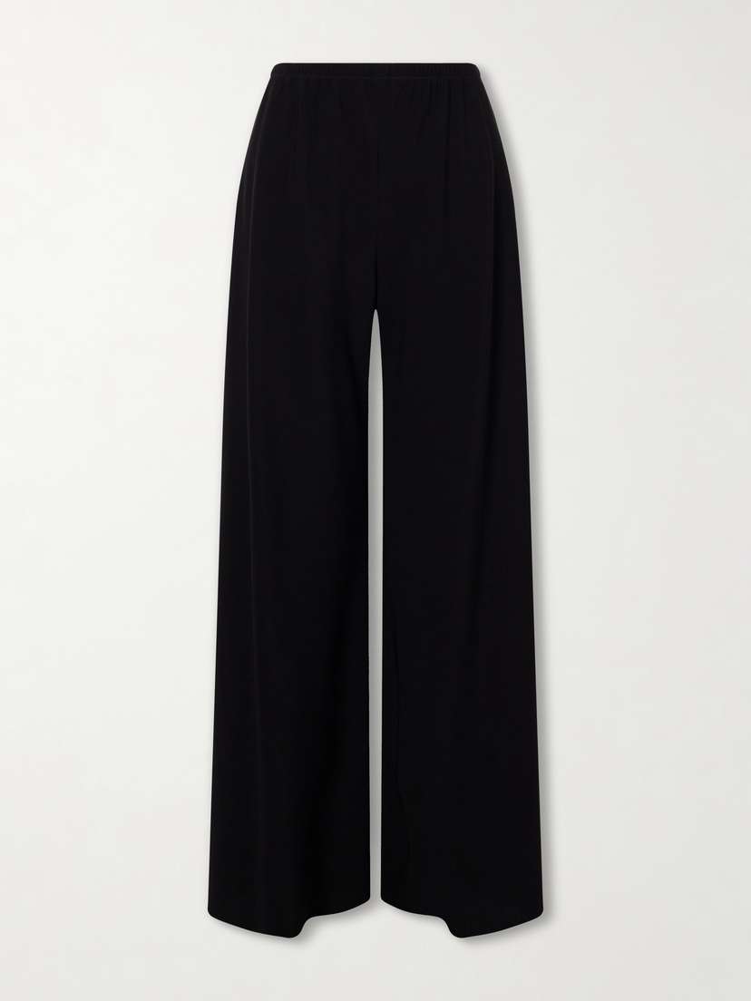 The Row Essentials Gala Crepe Wide-leg Pants